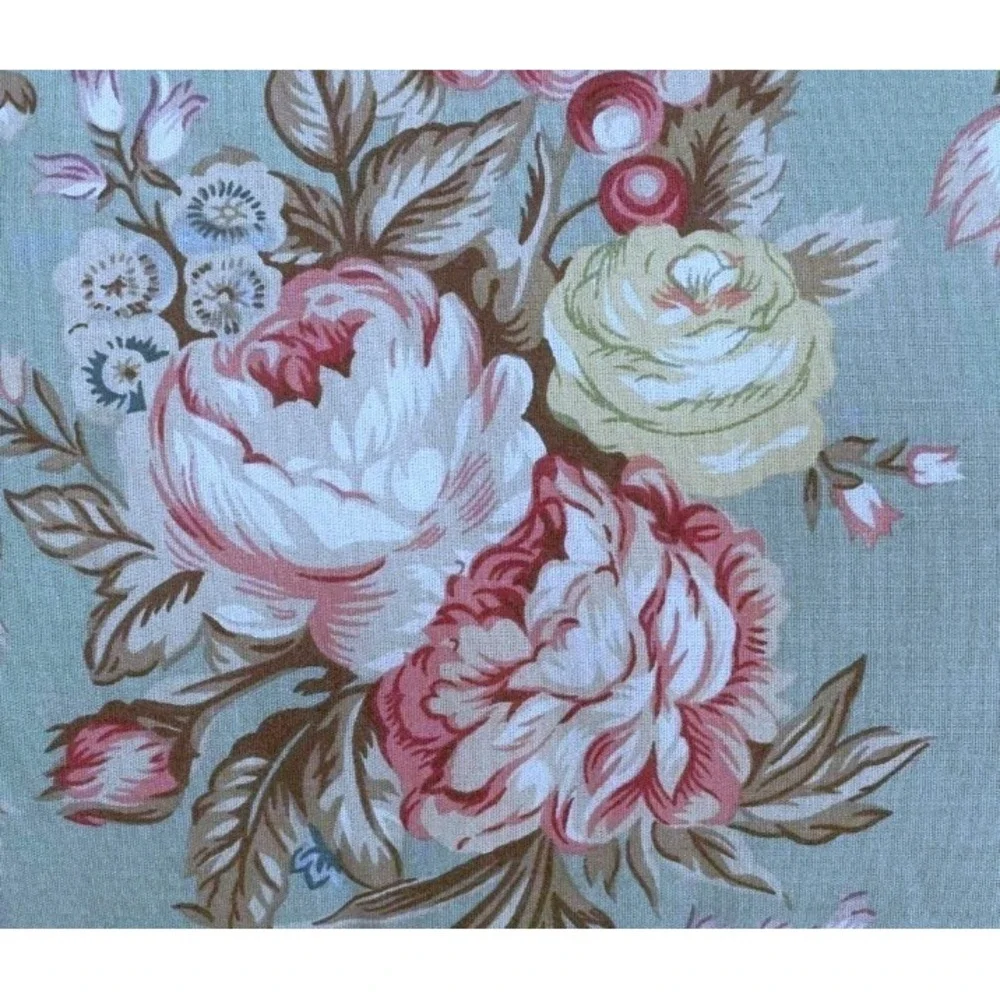 Ralph Lauren Floral Pillow Sham in Pastel Blue, Pink, Cream